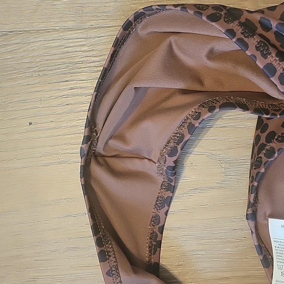 Brown And Black Animal Print Old Navy Bikini - Picture 5 of 10
